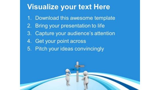 Choose The Right Path For Business PowerPoint Templates Ppt Backgrounds For Slides 0813