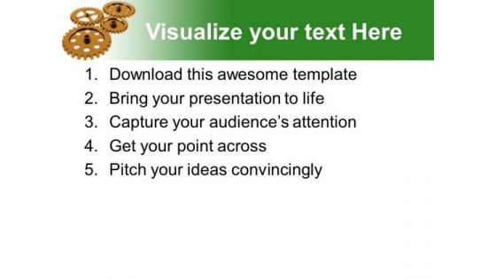 Choose The Right Process To Gear Business PowerPoint Templates Ppt Backgrounds For Slides 0613