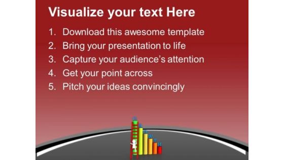 Choose The Shortest Path For Business Growth PowerPoint Templates Ppt Backgrounds For Slides 0713