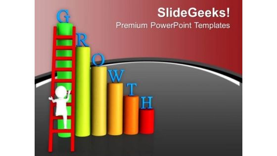 Choose The Shortest Path For Business Growth PowerPoint Templates Ppt Backgrounds For Slides 0713