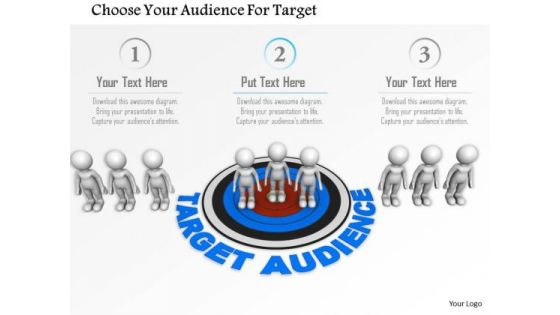 Choose Your Audience For Target PowerPoint Templates