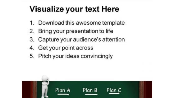 Choosing Plan Business PowerPoint Themes And PowerPoint Slides 0511