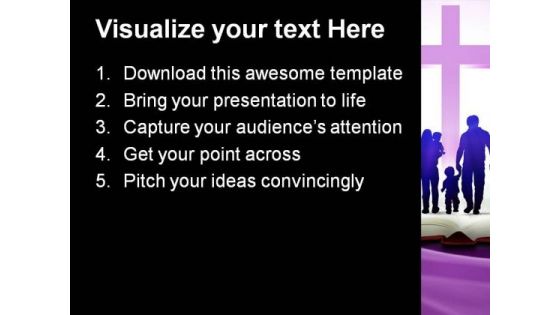 Christian Cross Family PowerPoint Templates And PowerPoint Themes 0812