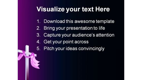 Christianity Religion PowerPoint Template 0610