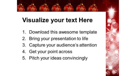 Christmas Abstract Point Templates And PowerPoint Themes 1012
