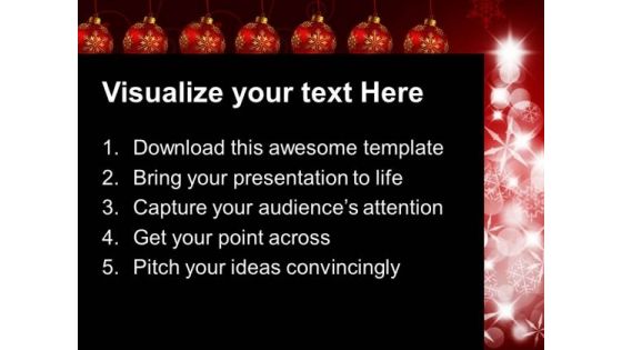 Christmas Abstract Point Templates And PowerPoint Themes 1012