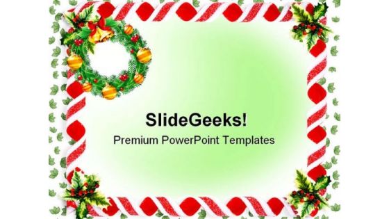 Christmas Background Festival PowerPoint Templates And PowerPoint Backgrounds 0611