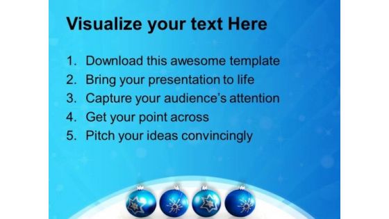 Christmas Baubles Holidays PowerPoint Templates Ppt Background For Slides 1112