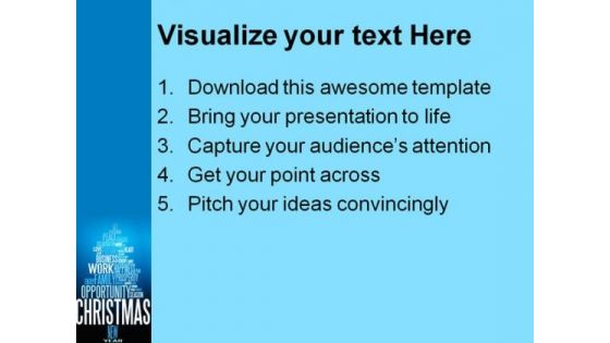 Christmas Card Abstract PowerPoint Themes And PowerPoint Slides 0611