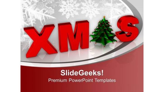 Christmas Concept Winter Background PowerPoint Templates Ppt Backgrounds For Slides 0113