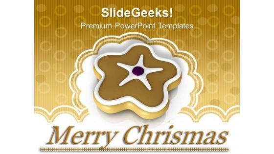 Christmas Cookies Holidays PowerPoint Templates Ppt Backgrounds For Slides 1212