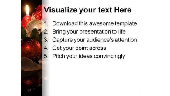Christmas Decorations Festival PowerPoint Themes And PowerPoint Slides 0511