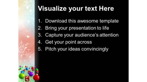 Christmas Discount Festival PowerPoint Templates Ppt Backgrounds For Slides 1112
