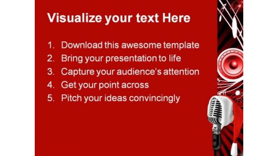 Christmas Music Symbol PowerPoint Themes And PowerPoint Slides 0511