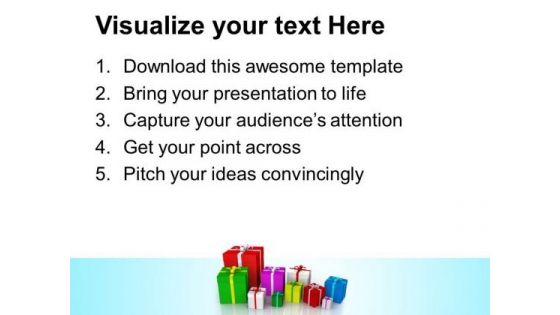 Christmas Presents Festival PowerPoint Templates Ppt Background For Slides 1112