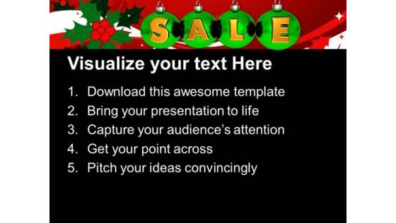 Christmas Sale Shopping PowerPoint Templates Ppt Backgrounds For Slides 1212