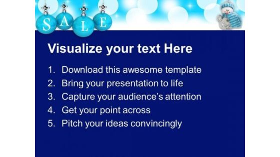 Christmas Sale Winter Shopping PowerPoint Templates Ppt Backgrounds For Slides 1112