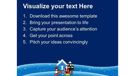 Christmas Scene Holidays PowerPoint Templates Ppt Backgrounds For Slides 1212