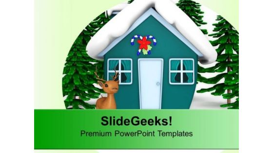 Christmas Theme And Winter Background PowerPoint Templates Ppt Backgrounds For Slides 0113
