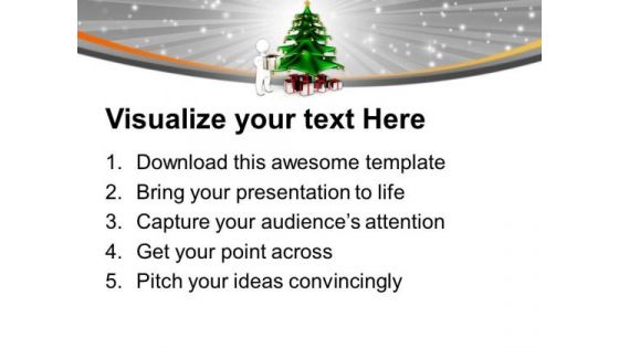 Christmas Theme With Celebration PowerPoint Templates Ppt Backgrounds For Slides 0413