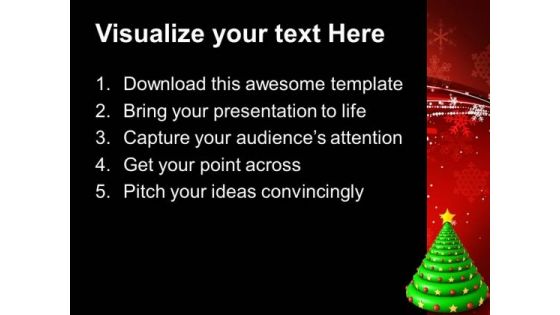 Christmas Tree Abstract Background PowerPoint Templates And PowerPoint Themes 1112