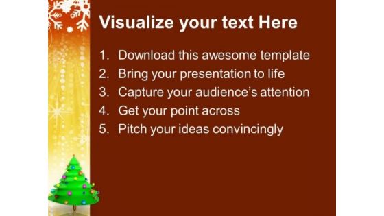 Christmas Tree Abstract PowerPoint Templates Ppt Backgrounds For Slides 1212