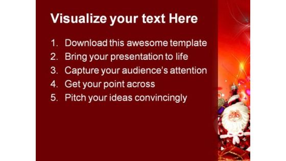 Christmas Tree Festival PowerPoint Themes And PowerPoint Slides 0511