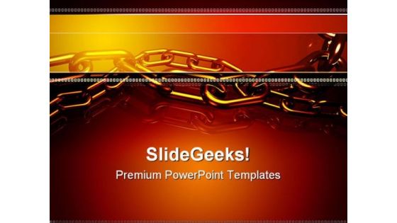 Chrome Chain Abstract PowerPoint Themes And PowerPoint Slides 0611