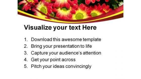 Chrysanthemum Flower Nature PowerPoint Templates And PowerPoint Backgrounds 0211