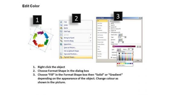 Circle Arrows Cycle Chart PowerPoint Templates Cycle Ppt Slides