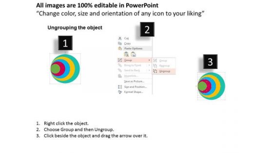 Circles For Common Process Steps PowerPoint Templates