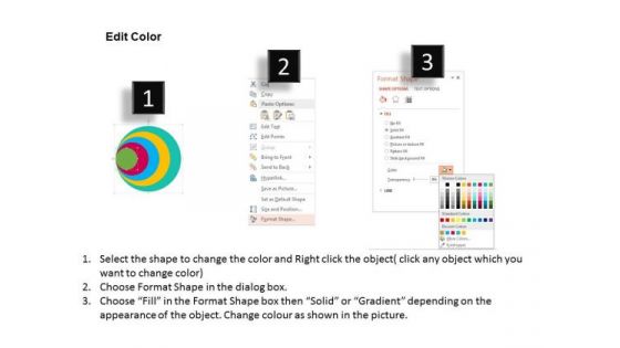 Circles For Common Process Steps PowerPoint Templates
