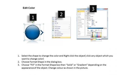 Circular Arrow Process 5 Issues Best Flow Chart PowerPoint Slides
