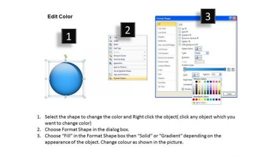 Circular Arrow Process 5 Issues Ppt Visio Office PowerPoint Templates