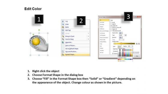 Circular Arrow Process PowerPoint Flow Chart Slides