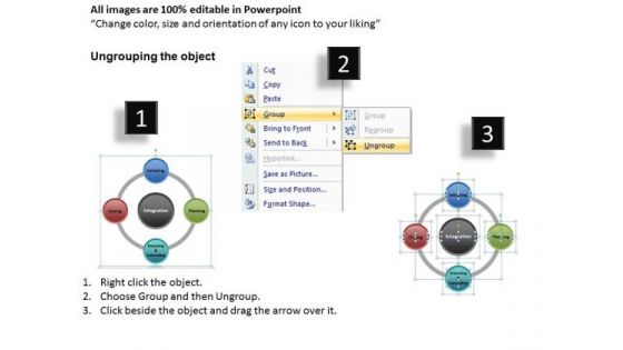 Circular Bubble Process Diagram PowerPoint Templates Ppt Slides
