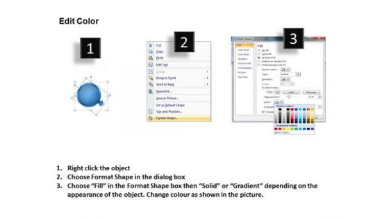 Circular Interpretation Of 5 Steps Involved Procedure Electronic Circuits PowerPoint Templates