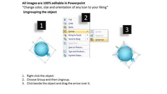 Circular Interpretation Of 5 Steps Involved Procedure Online Flowchart Maker PowerPoint Slides
