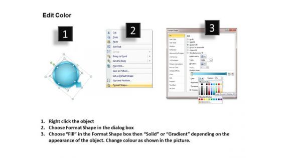 Circular Interpretation Of 5 Steps Involved Procedure Sequence Flow Chart PowerPoint Slides