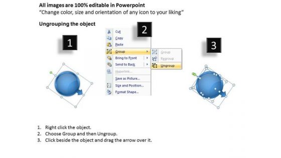Circular Interpretation Of 5 Steps Involved Procedure System Flow Charts PowerPoint Slides