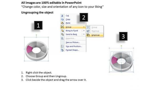 Circular Network Diagram 6 Stages Step By Business Plan Template PowerPoint Slides