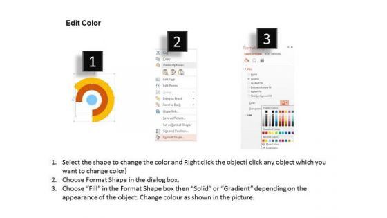 Circular Performance Measurement Metrics PowerPoint Templates