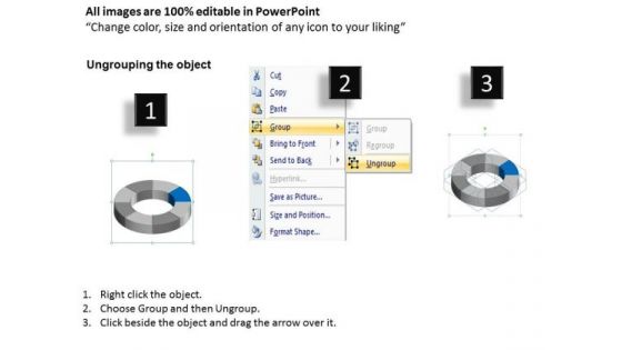 Circular Pie Chart Process 8 Stages Business Plan PowerPoint Slides