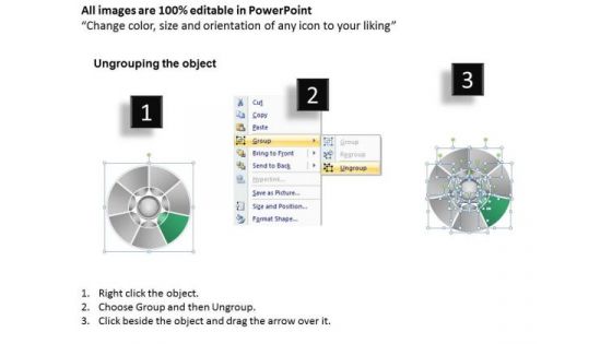 Circular Process 7 Stages To Represent Business Plan PowerPoint Slides