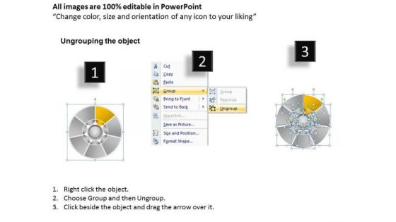 Circular Process 7 Stages To Represent Model Business Plan PowerPoint Slides