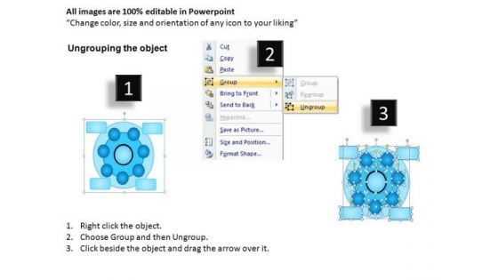 Circular Process Chart For PowerPoint Slides And Ppt Templates