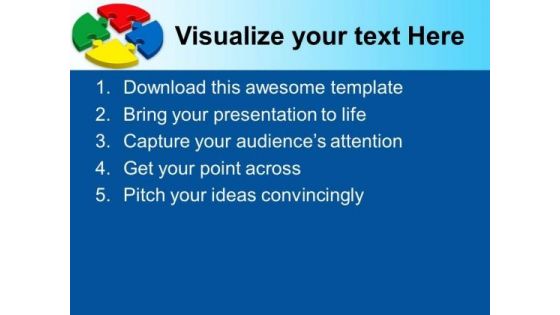 Circular Puzzle Business PowerPoint Templates And PowerPoint Themes 0412