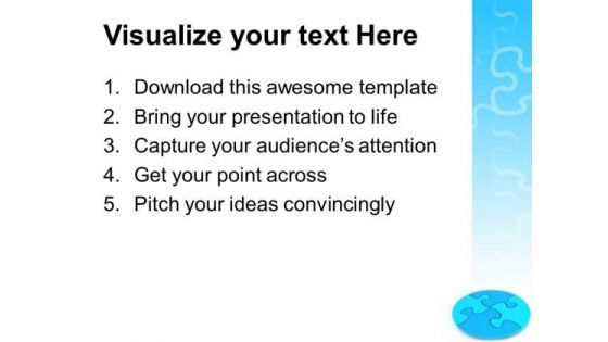 Circular Puzzle Business PowerPoint Templates And PowerPoint Themes 0712
