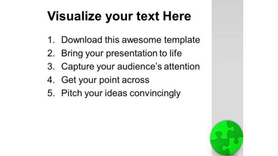 Circular Puzzle Business PowerPoint Templates Ppt Background For Slides 1112