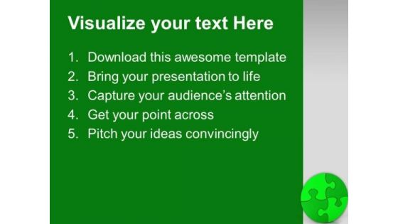 Circular Puzzle Business PowerPoint Templates Ppt Background For Slides 1112